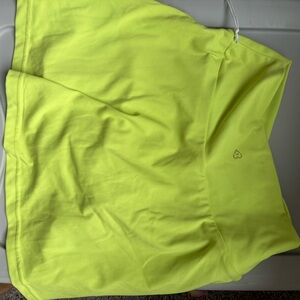 Bright Yellow Golf Skirt
